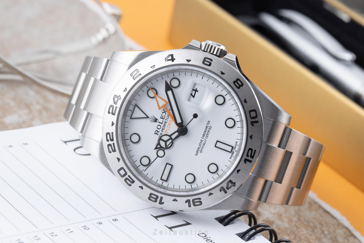 Rolex Explorer II acier automatique montre pour hommes 216570  [2606780]