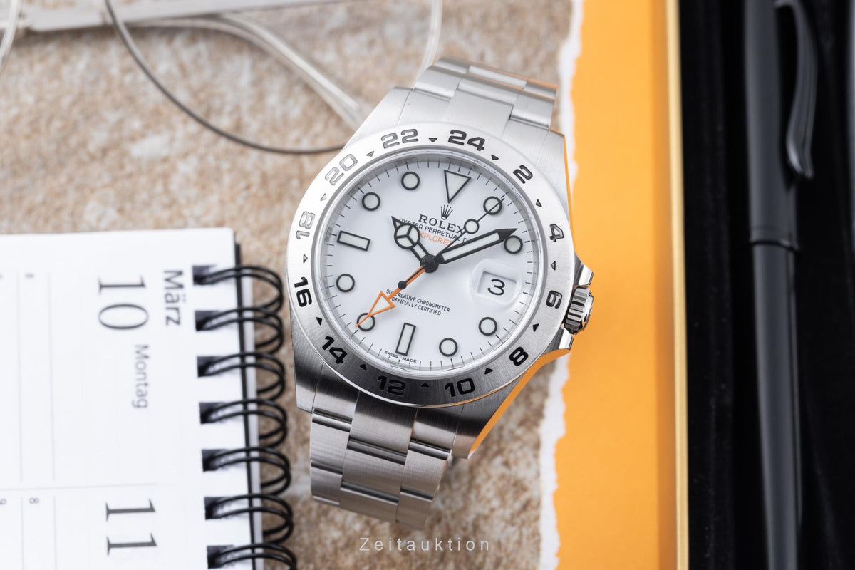 Rolex Explorer II acier automatique montre pour hommes 216570  [2606780]