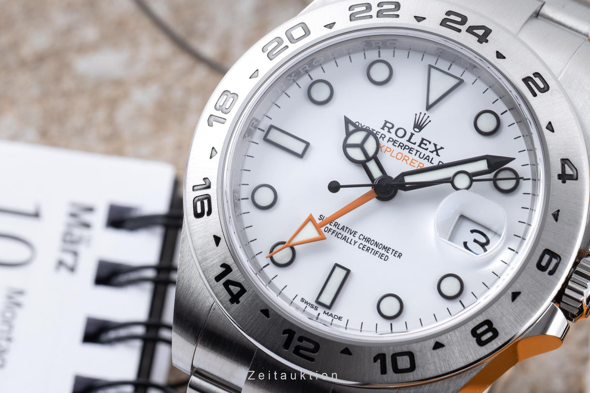 Rolex Explorer II acier automatique montre pour hommes 216570  [2606780]