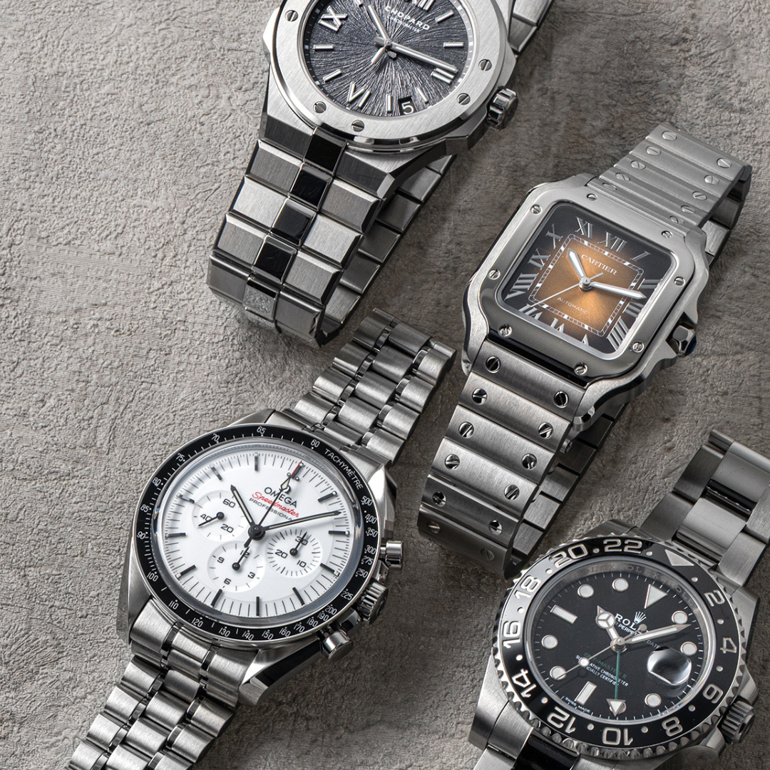Luxusuhren von Omega, Chopard, Rolex und Cartier