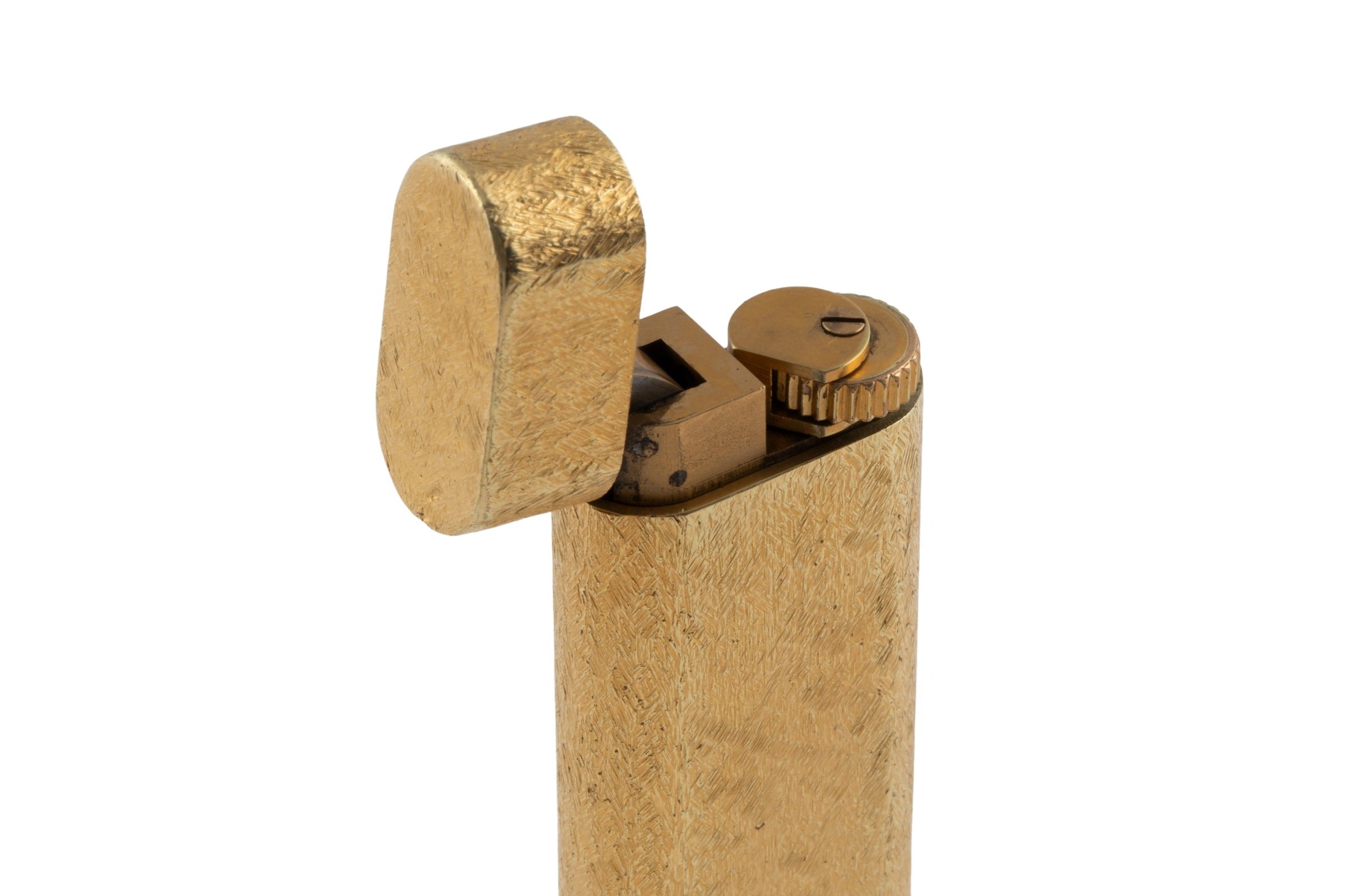 Cartier Briquets Lighters Feuerzeug Plaqué Or Vergoldet Ref. CA 20306[KL26009]