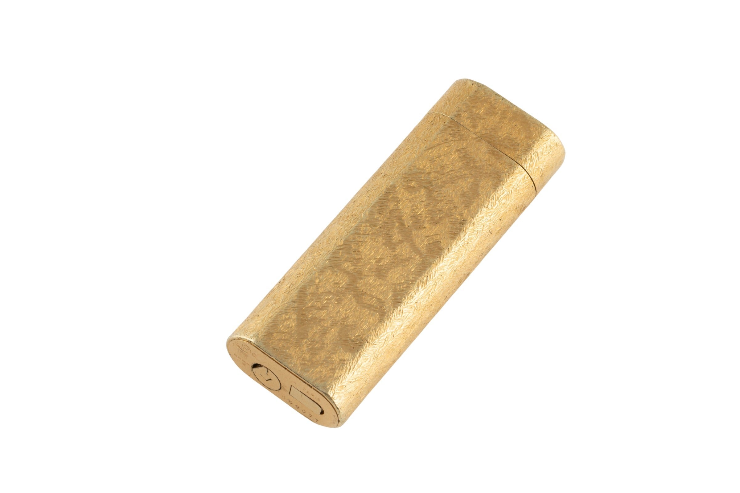Cartier Briquets Lighters Feuerzeug Plaqué Or Vergoldet Ref. CA 20306[KL26009]