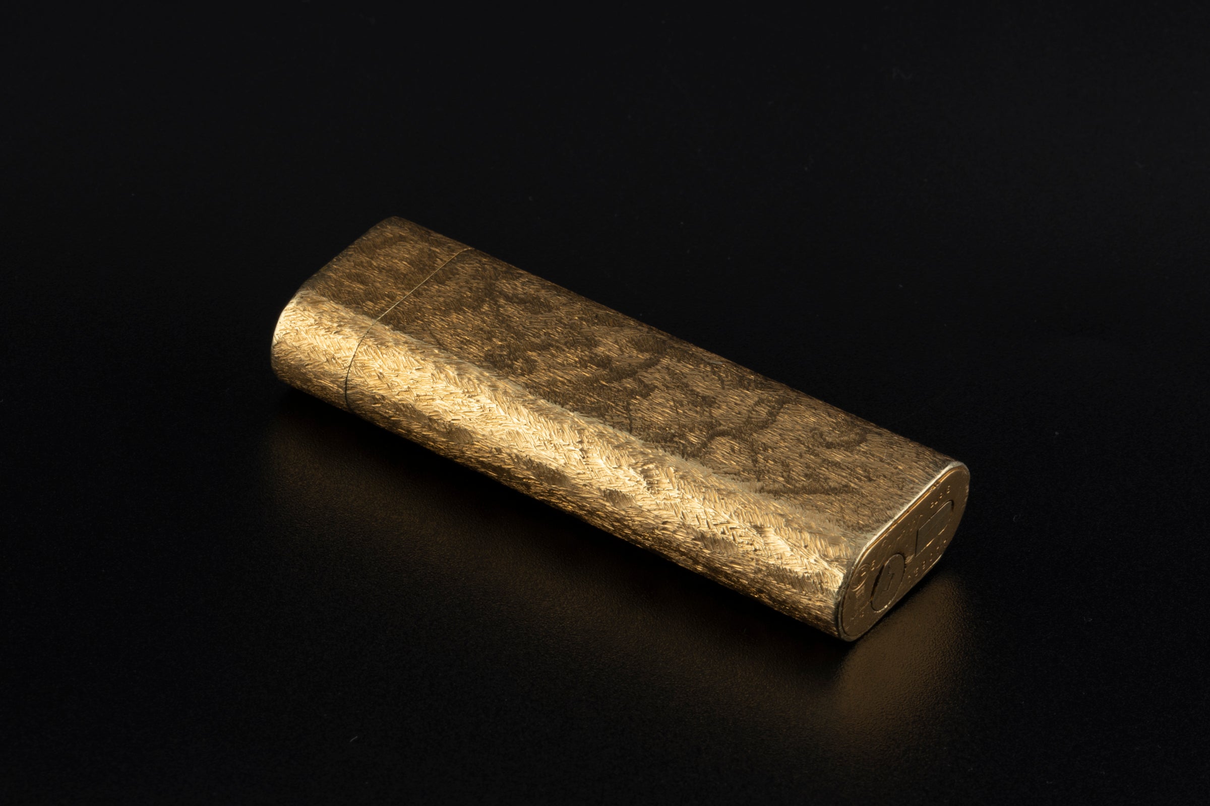 Cartier Briquets Lighters Feuerzeug Plaqué Or Vergoldet Ref. CA 20306[KL26009]