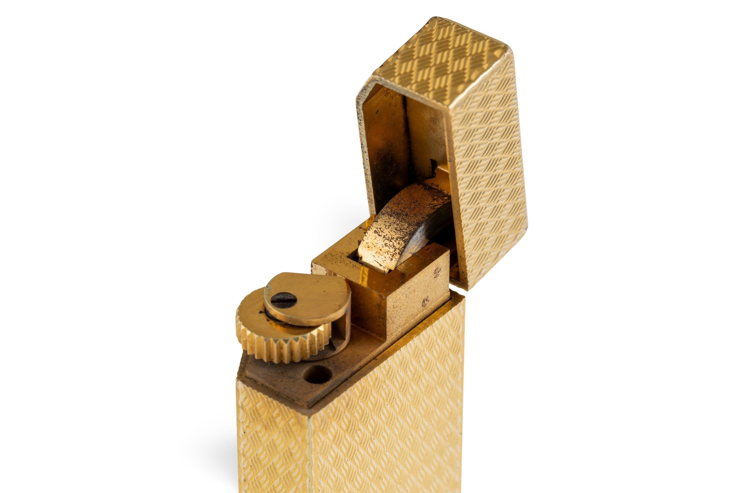 Cartier Briquets Lighters Lighter Gold Plated with Box & Booklets