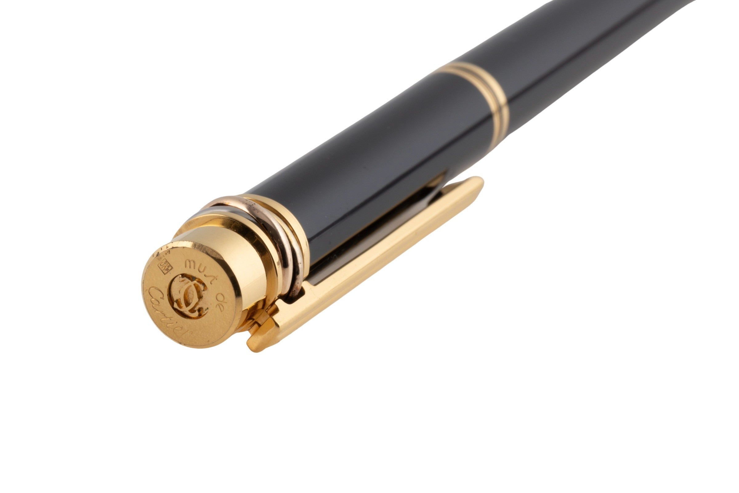 Cartier Must de Cartier Trinity Ballpoint pen black - gold finish