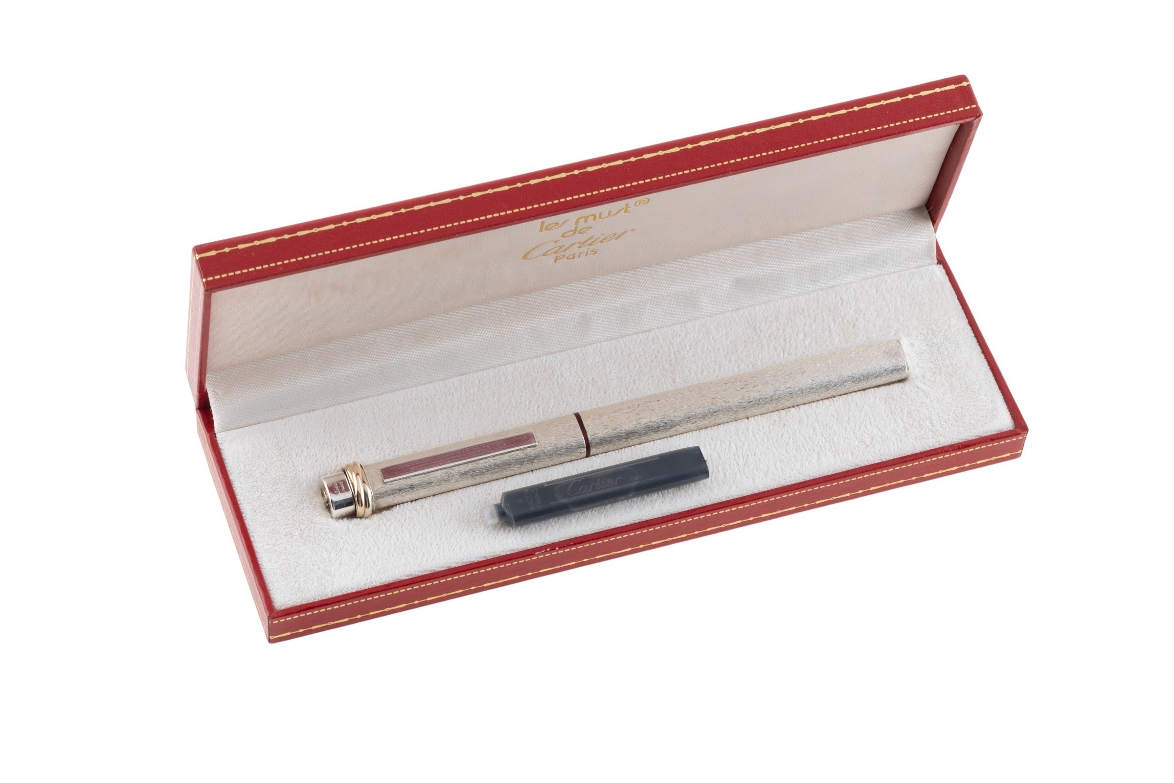 Cartier Le Must Vendôme Trinity fountain pen Silver-Finish Cartier