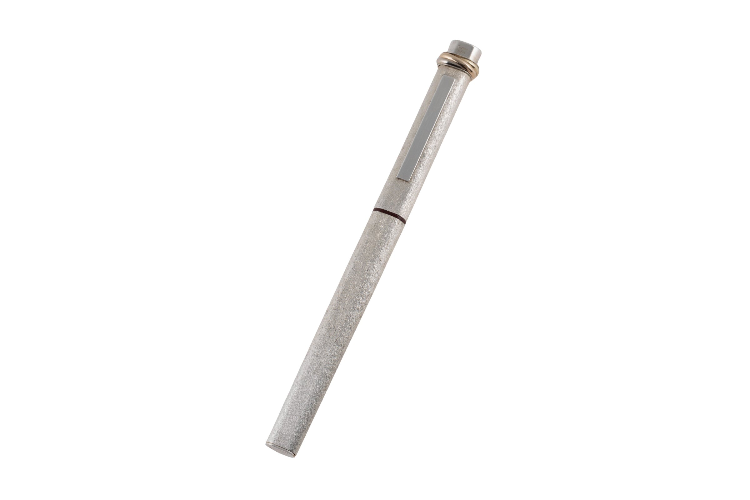 Cartier Le Must Vendôme Trinity Füllfederhalter Silver-Finish Cartier Paris[KL25885]