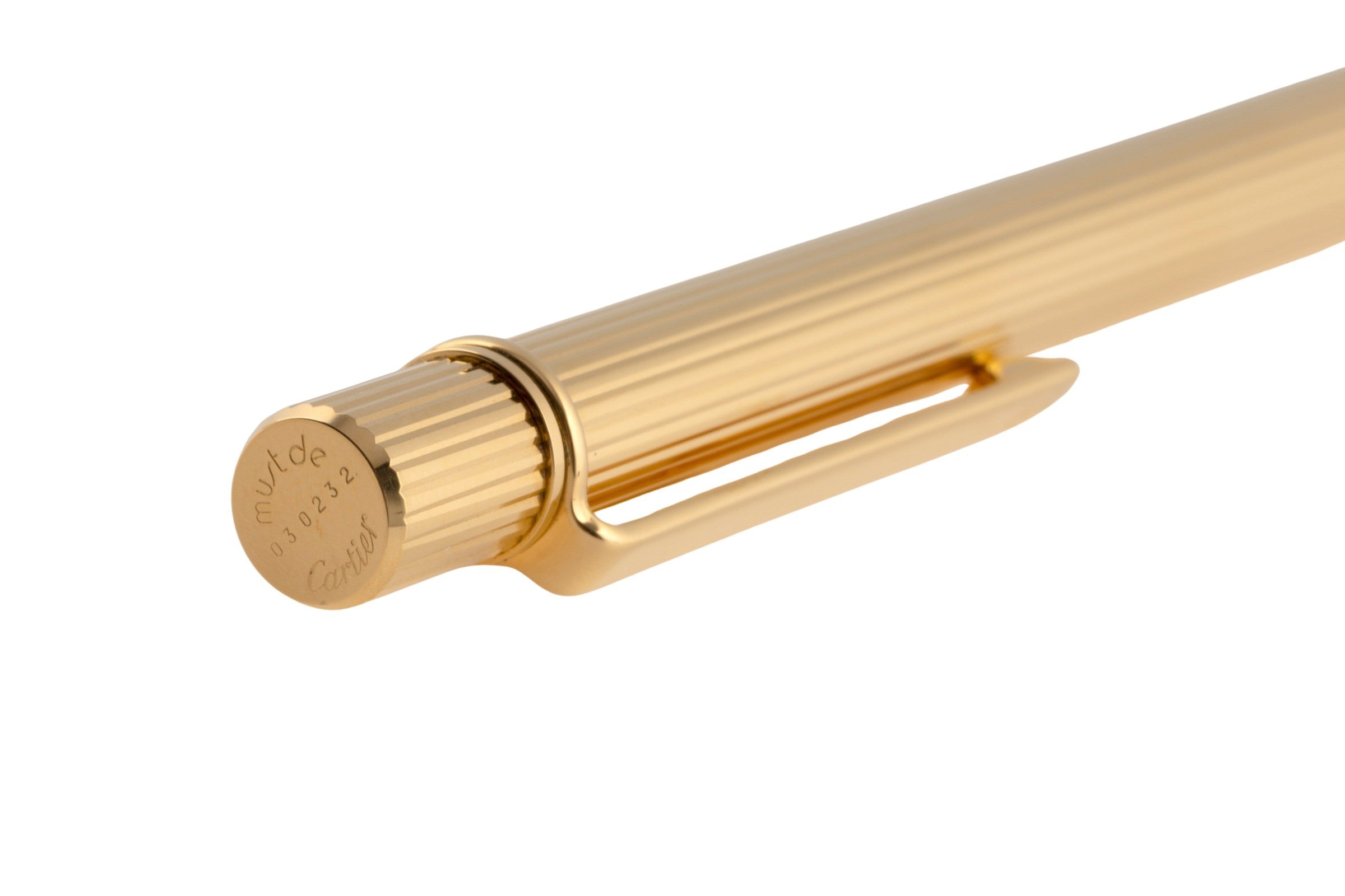 Cartier Stylos Bille Must II Kugelschreiber Must II Pen Ref. ST150090 B&P[KL25882]