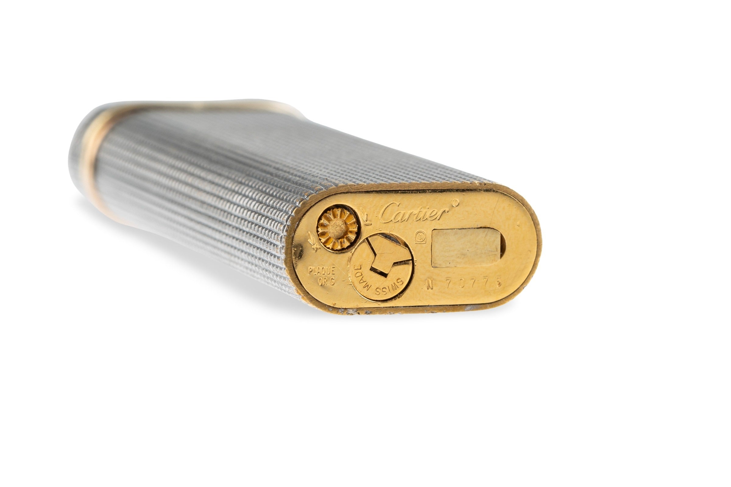 Cartier Briquets Lighters Trinity Feuerzeug Plaqué Or Vergoldet Swiss Made[KL25912]