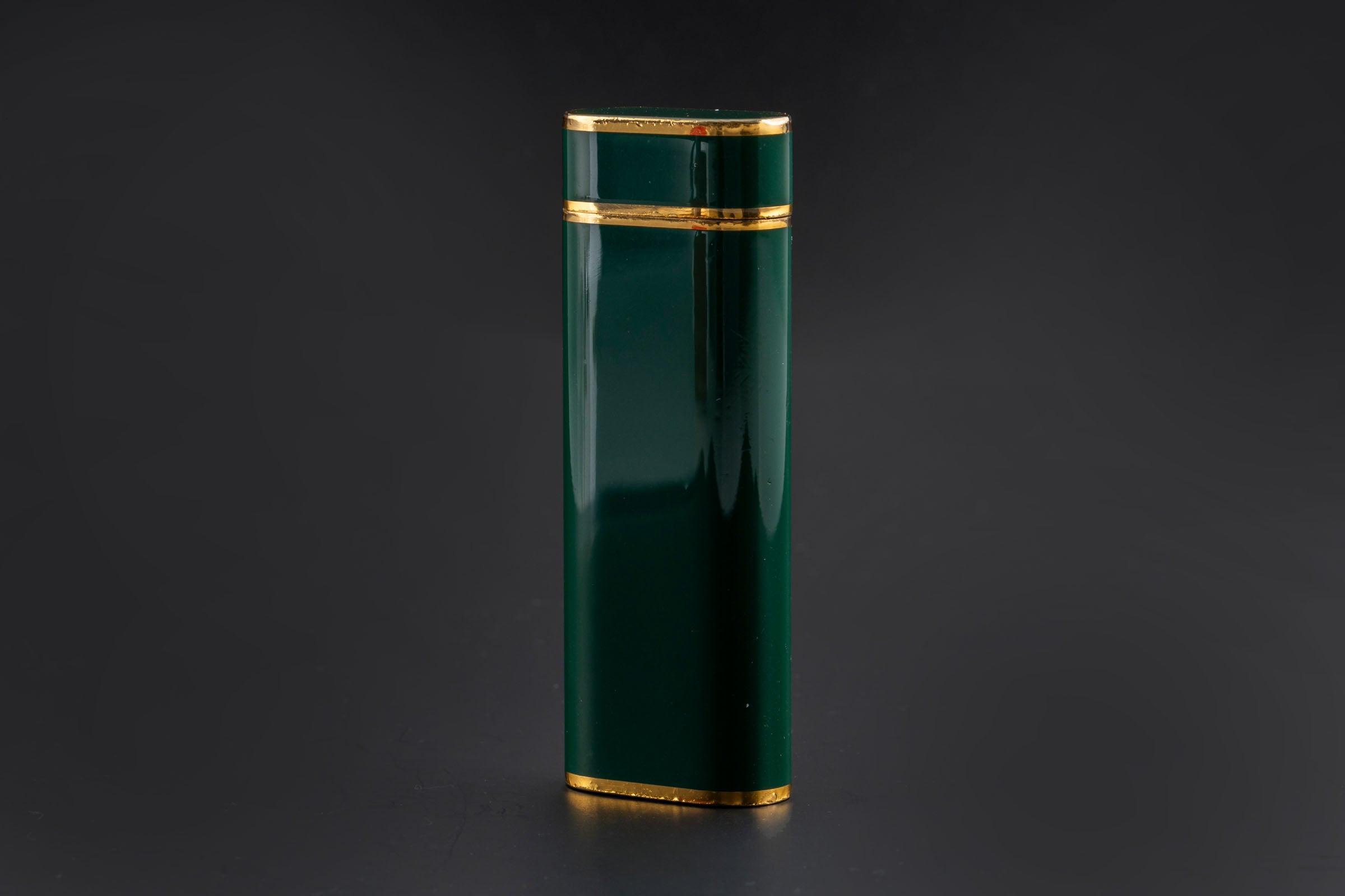 Cartier Briquets Lighters Lacquered in Green with Box [KL25977]