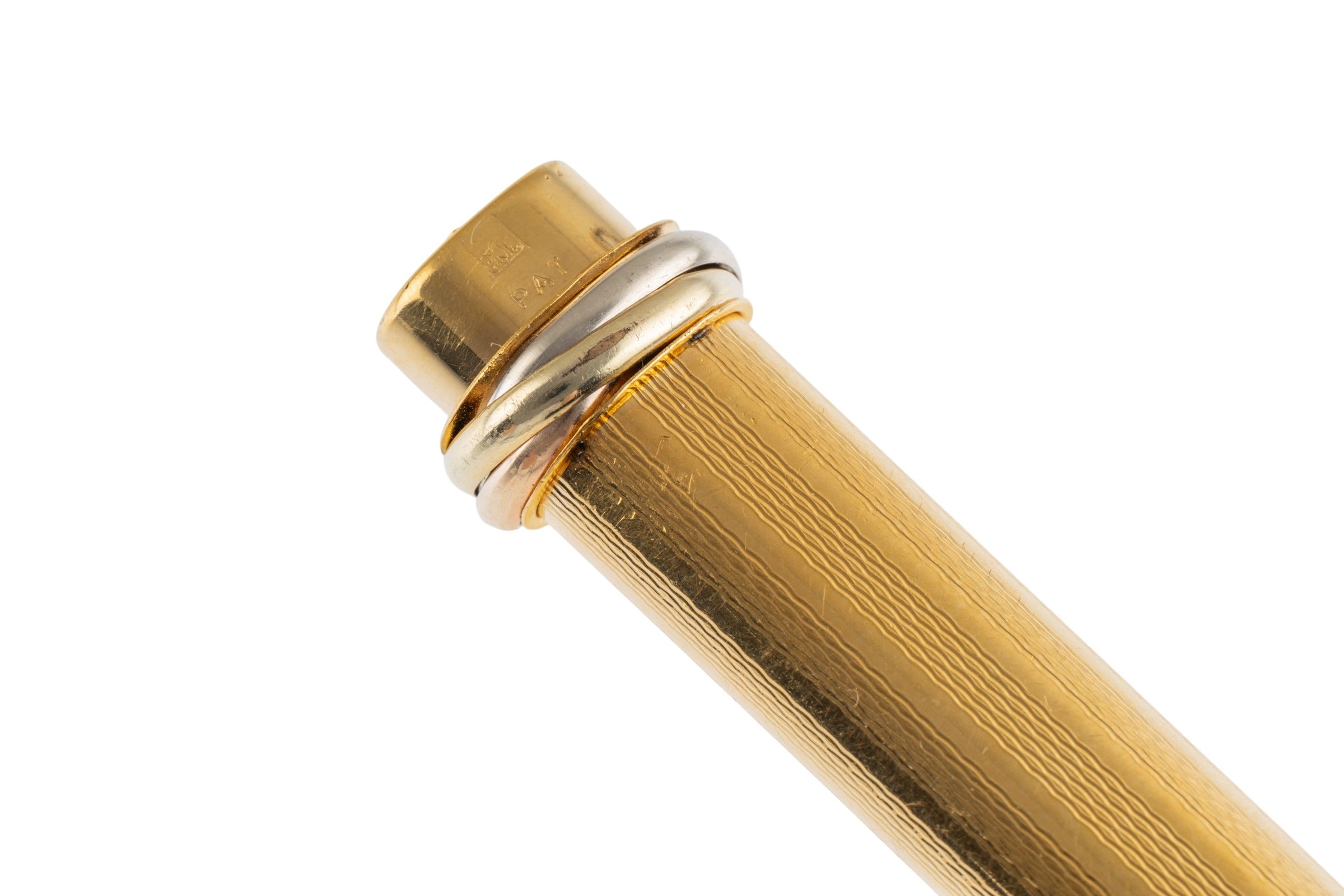 Cartier Stylo Trinity Must de Cartier "Grain D`orge" Kugelschreiber Ref. ST10302[KL25886]
