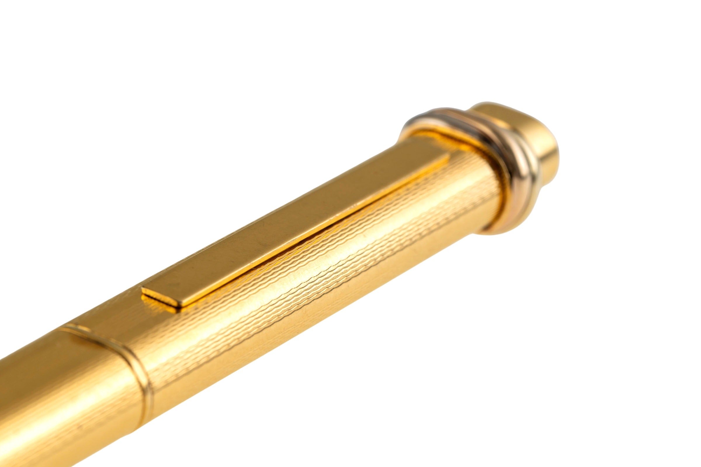 Cartier Stylo Trinity Must de Cartier "Grain D`orge" Kugelschreiber Ref. ST10302[KL25886]