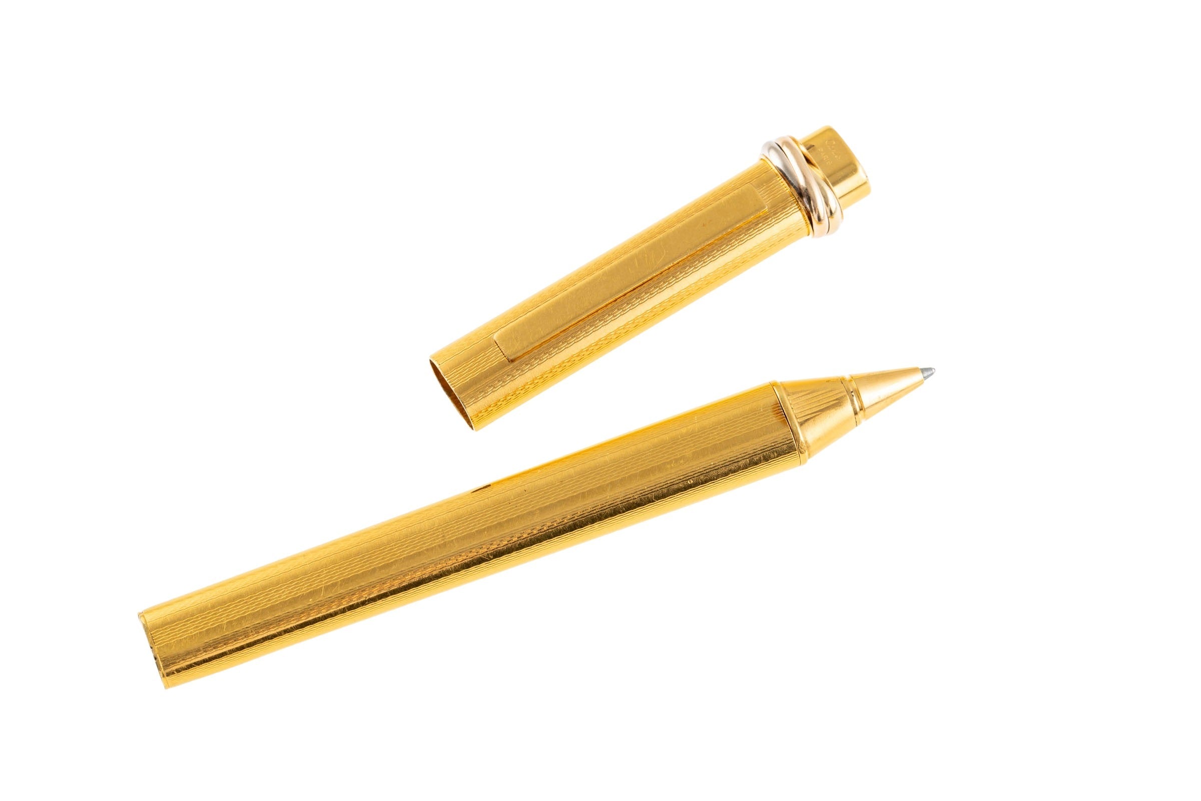 Cartier Stylo Trinity Must de Cartier "Grain D`orge" Kugelschreiber Ref. ST10302[KL25886]