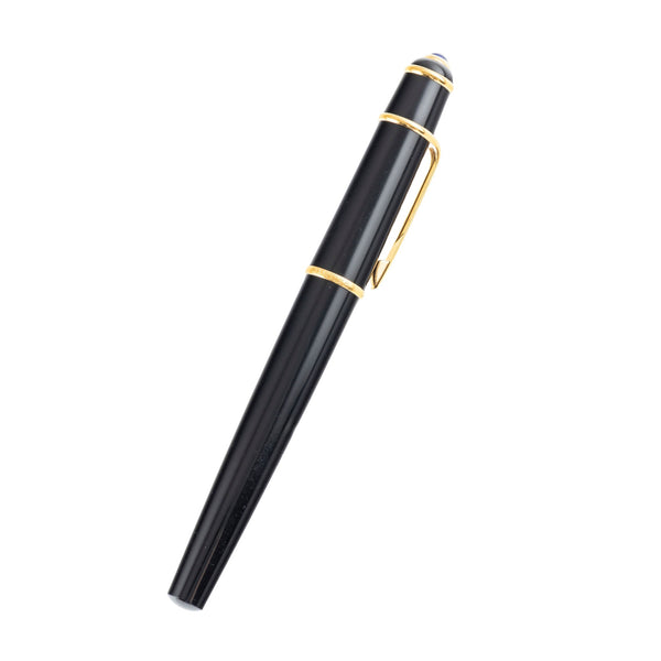 Cartier Diabolo de Cartier Füllfederhalter schwarz / vergoldet Ref. ST180004[KL25881]