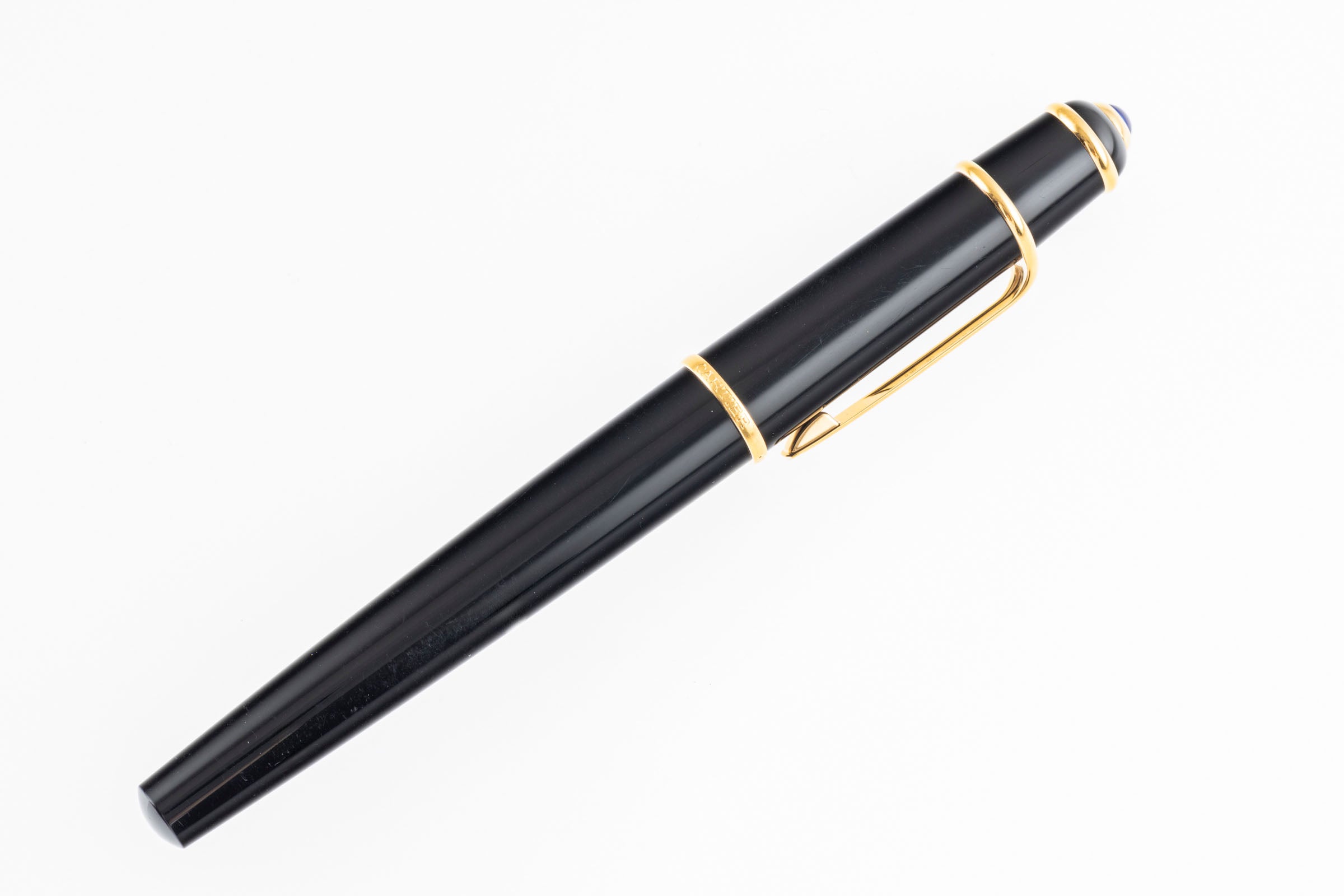 Cartier Diabolo de Cartier Füllfederhalter schwarz / vergoldet Ref. ST180004[KL25881]