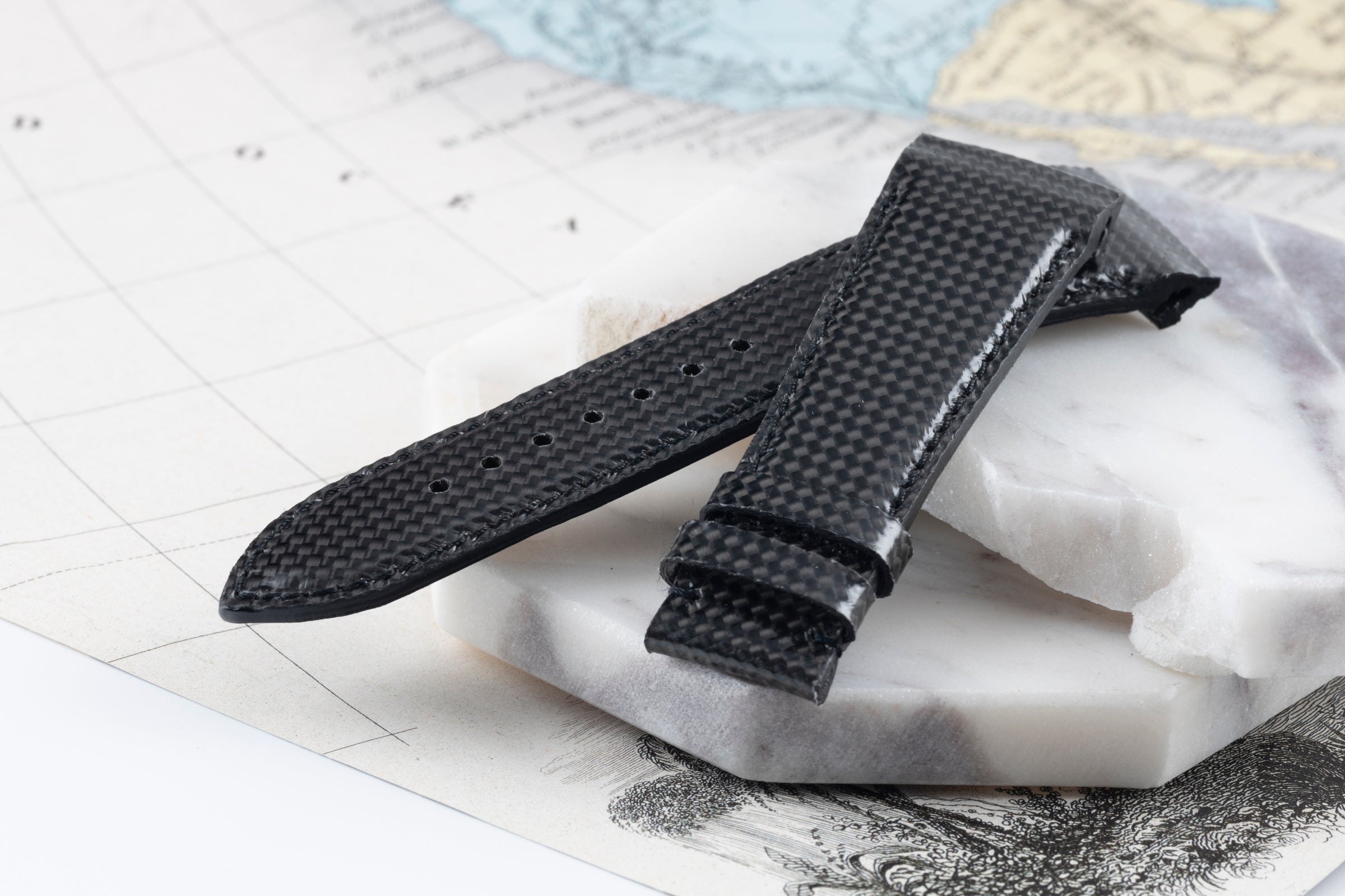 NEUF Zenith bracelet 23,00mm bracelet en caoutchouc [KL24455]