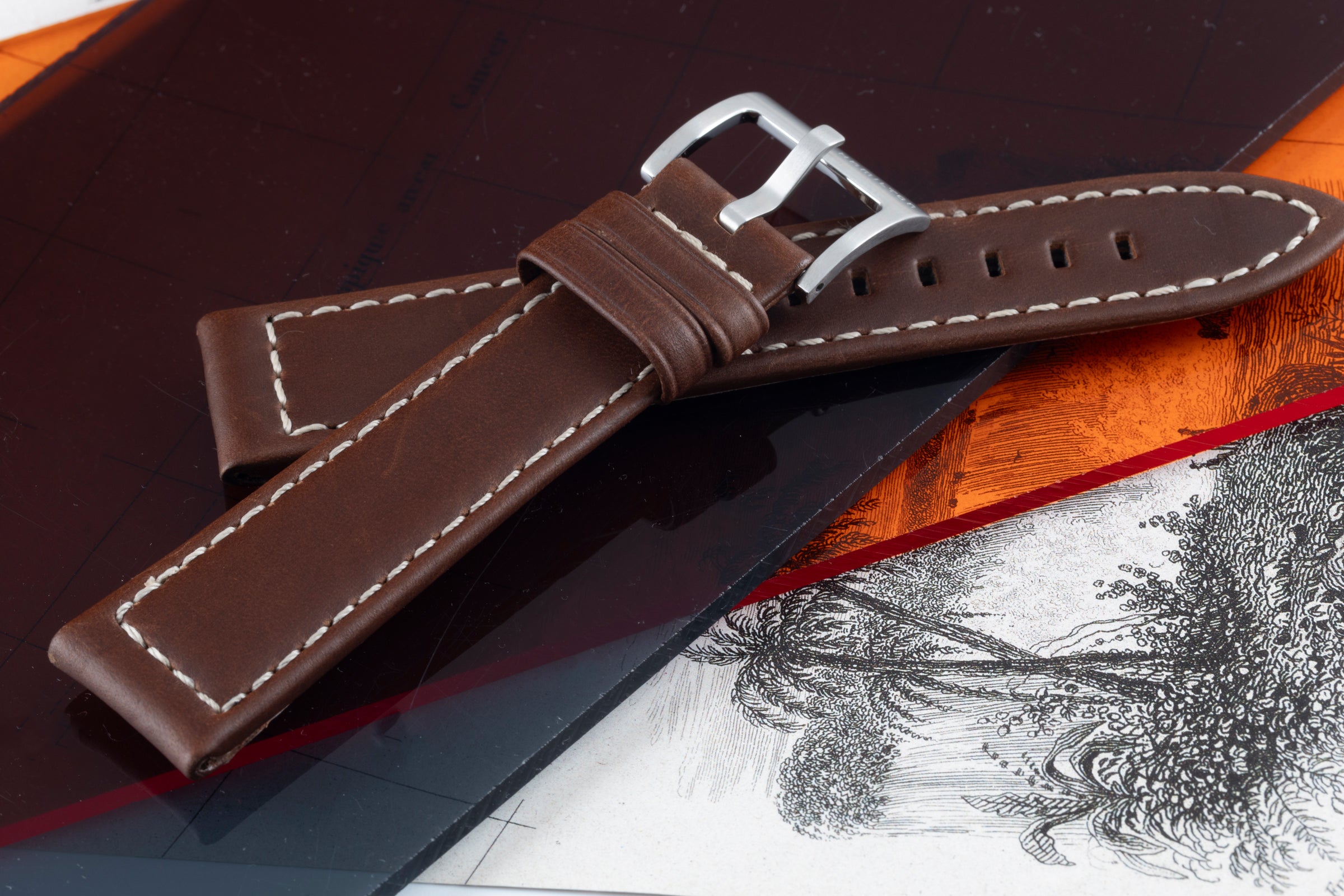 NOUVEAU  Hamilton bracelet  20,00mm bracelet en cuir [KL24534]