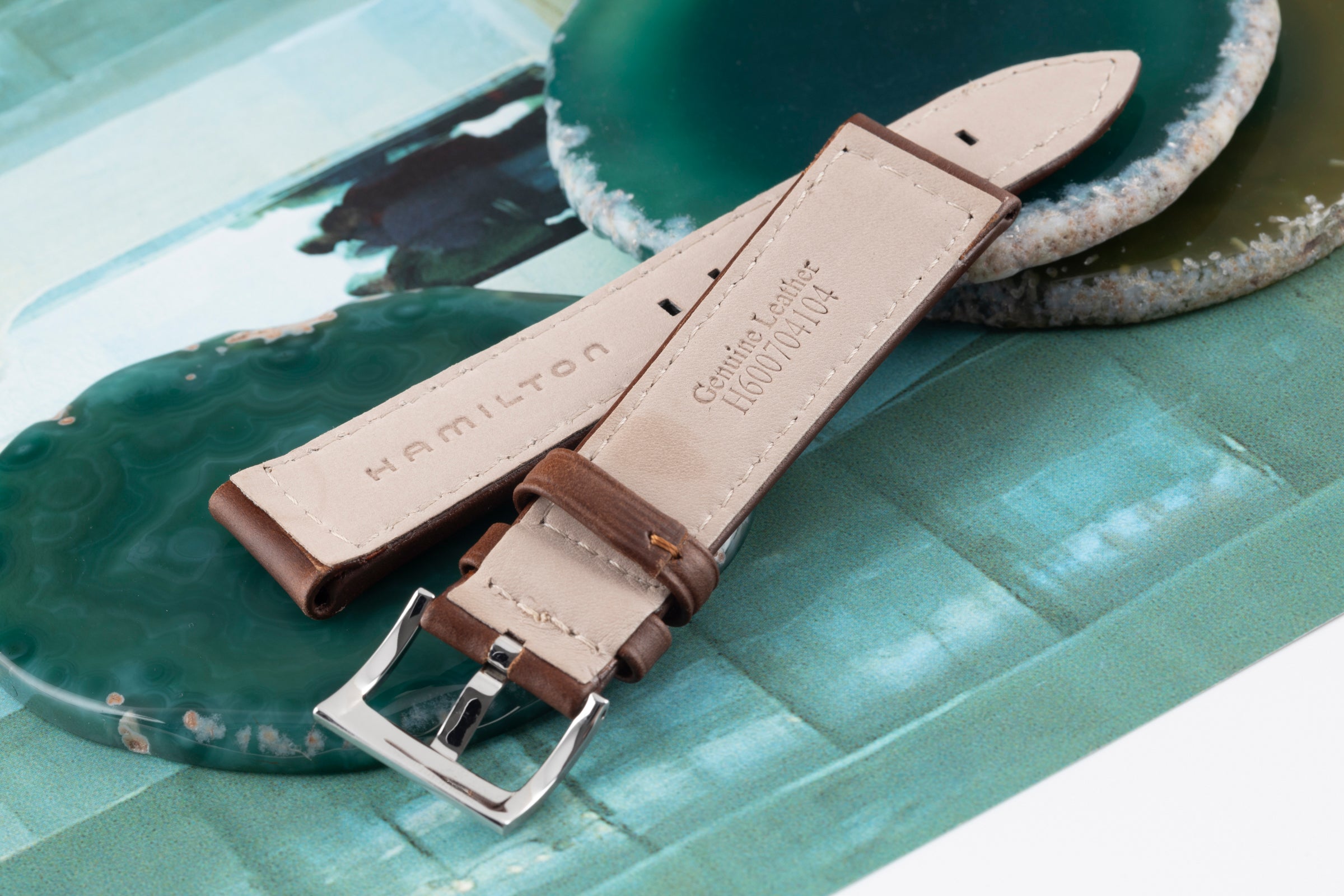 Nouveau Hamilton bracelet 20,00mm bracelet en cuir [KL24535]