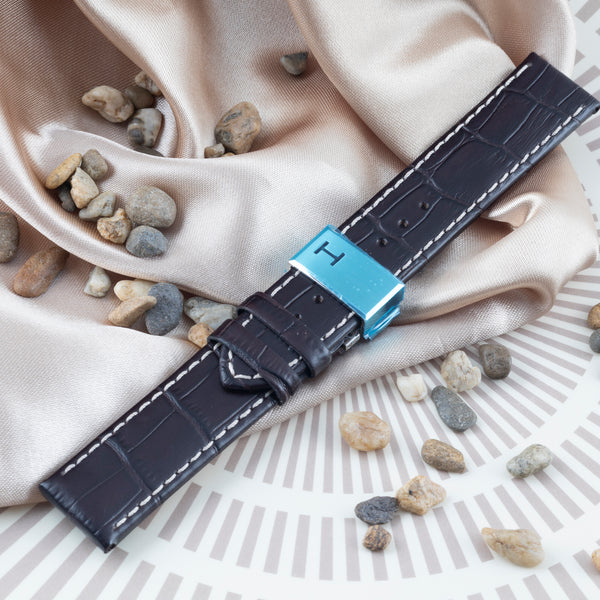 NEUF Hamilton bracelet 20,00mm bracelet en cuir [KL24540]