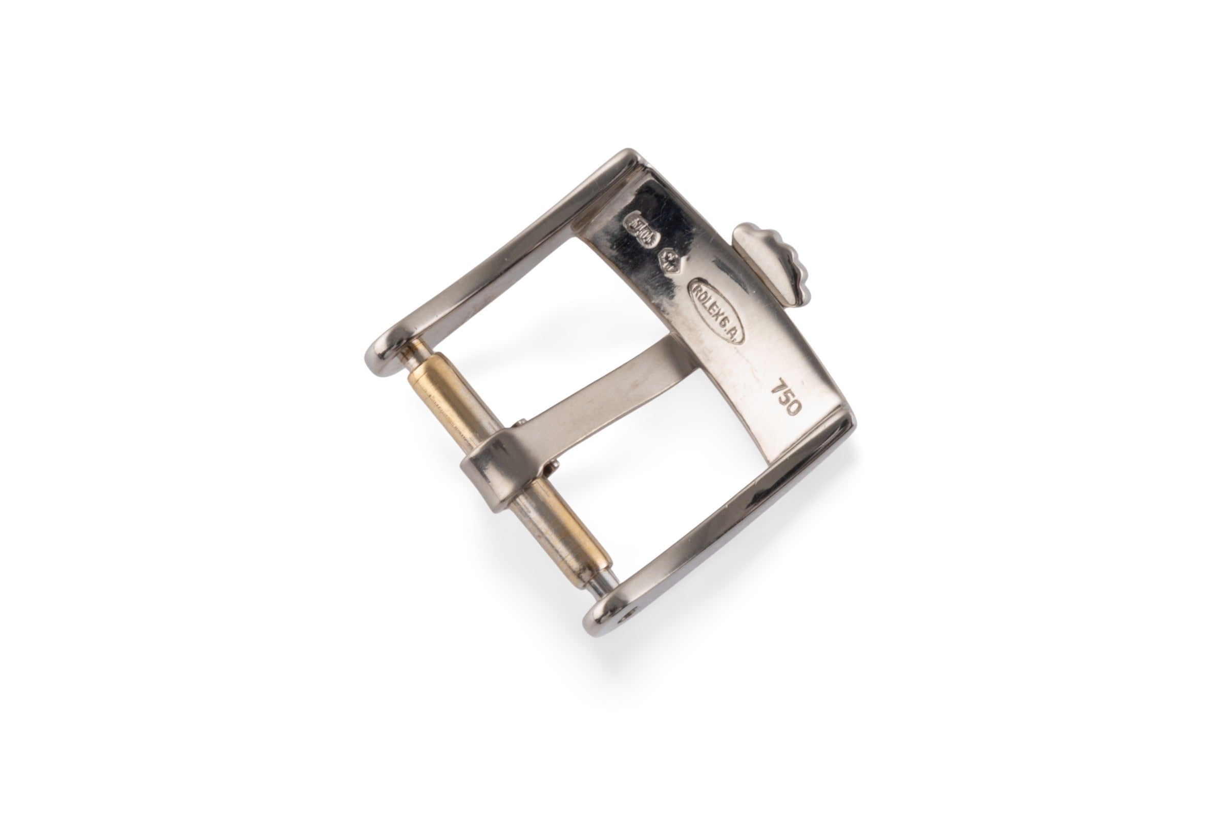 Rolex boucle ardillon or blanc 18 carats 13,00 mm [KL25018]