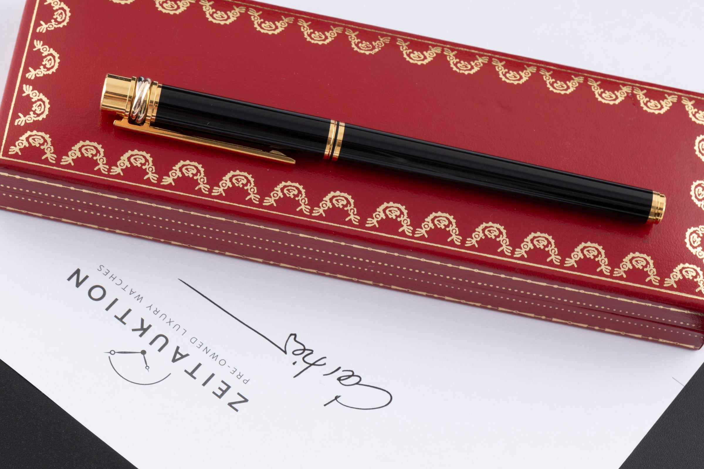 Cartier Must de Cartier Trinity Ballpoint pen black - gold finish
