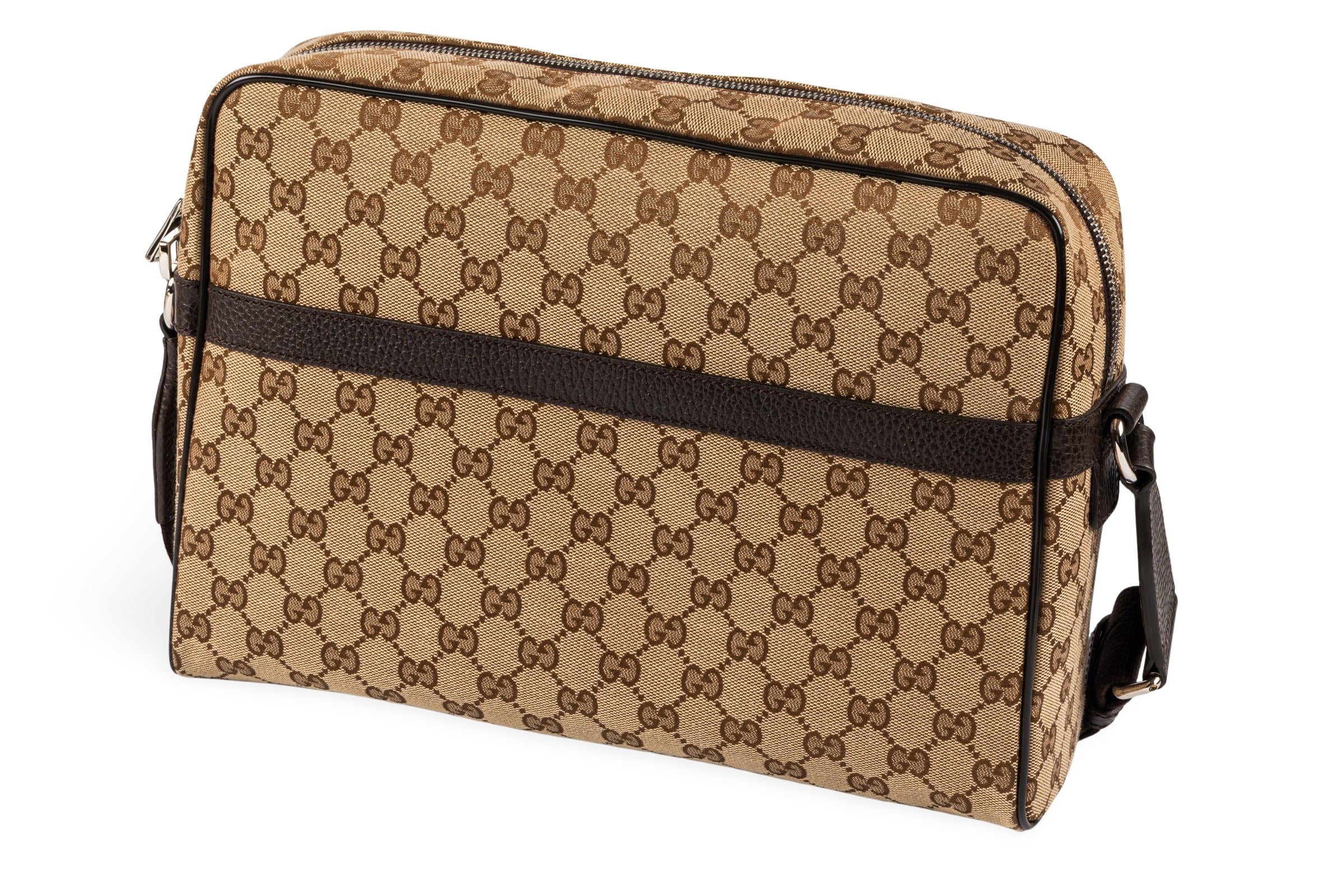Gucci Messenger Bag GG Supreme Canvas Monogramm Tasche Beige/Braun VP: 1650,- €[KL25993]