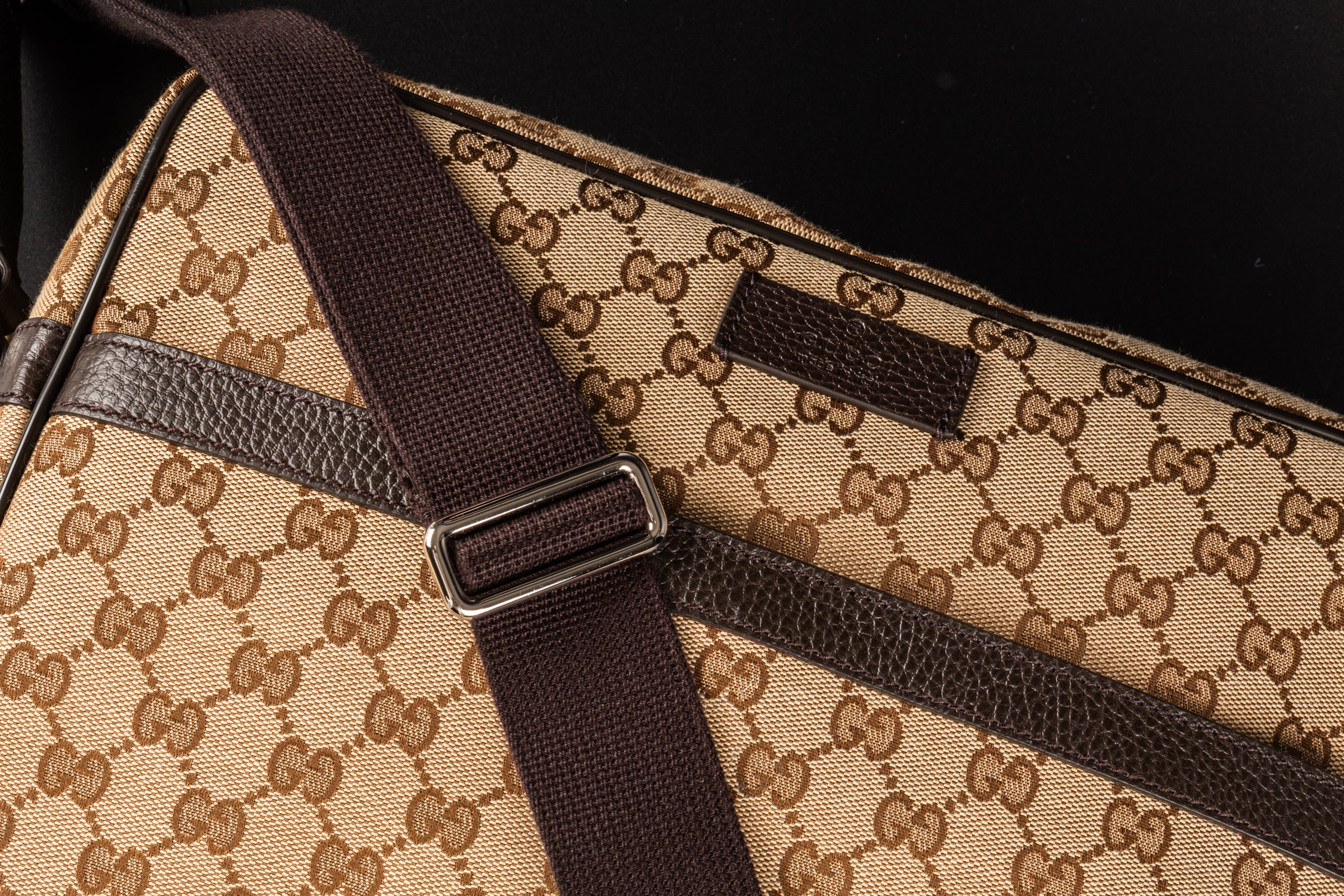 Gucci Messenger Bag GG Supreme Canvas Monogramm Tasche Beige/Braun VP: 1650,- €[KL25993]