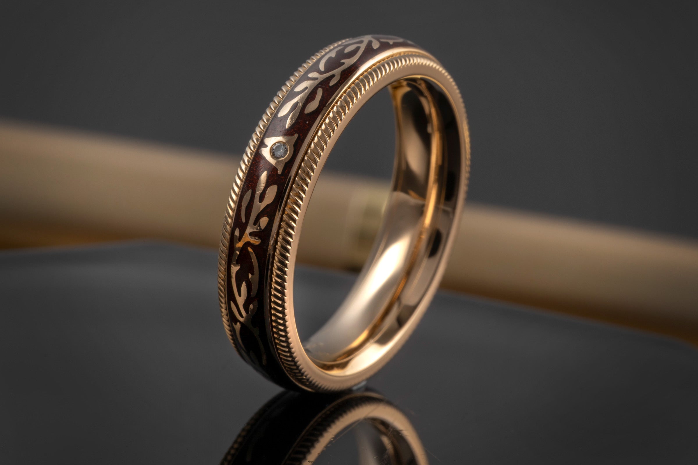 Wellendorff Ring Nougat Fantasie Drehring 18k (0,750) Gold Gr. 54 B&P [KL25998]