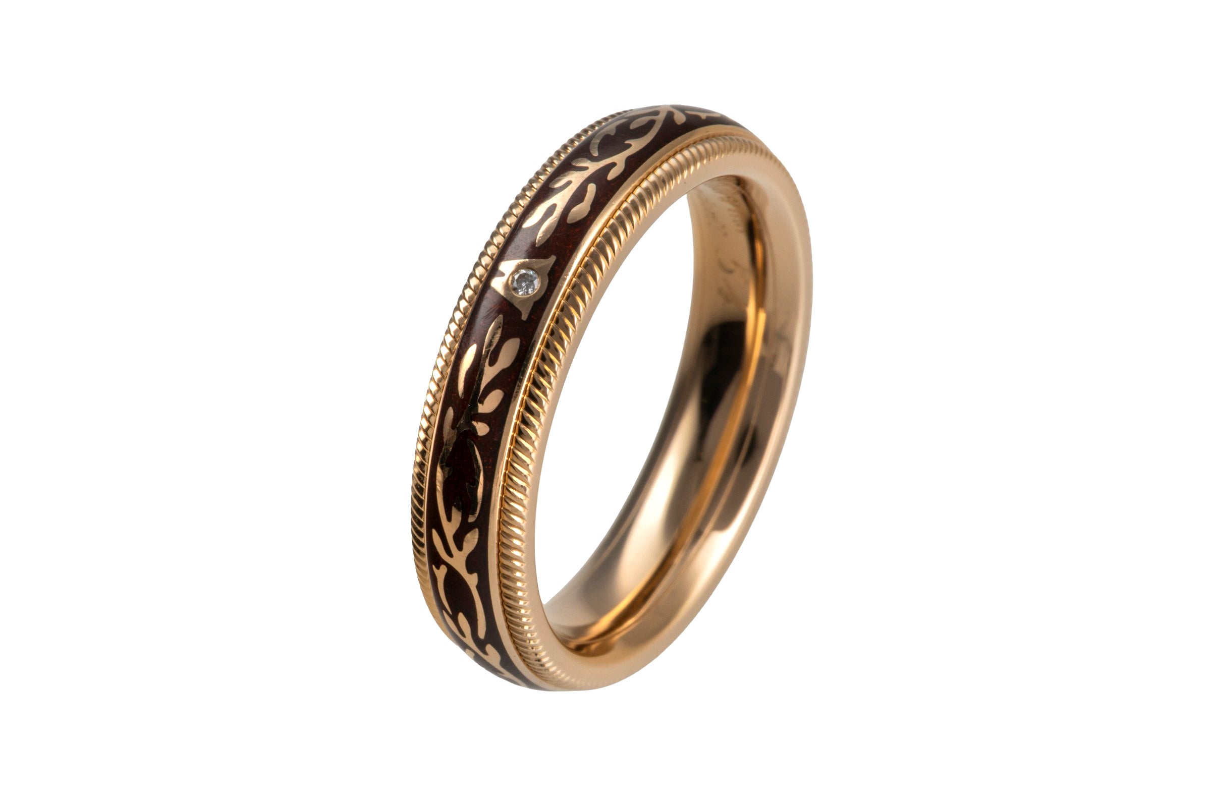 Wellendorff Ring Nougat Fantasie Drehring 18k (0,750) Gold Gr. 54 B&P [KL25998]