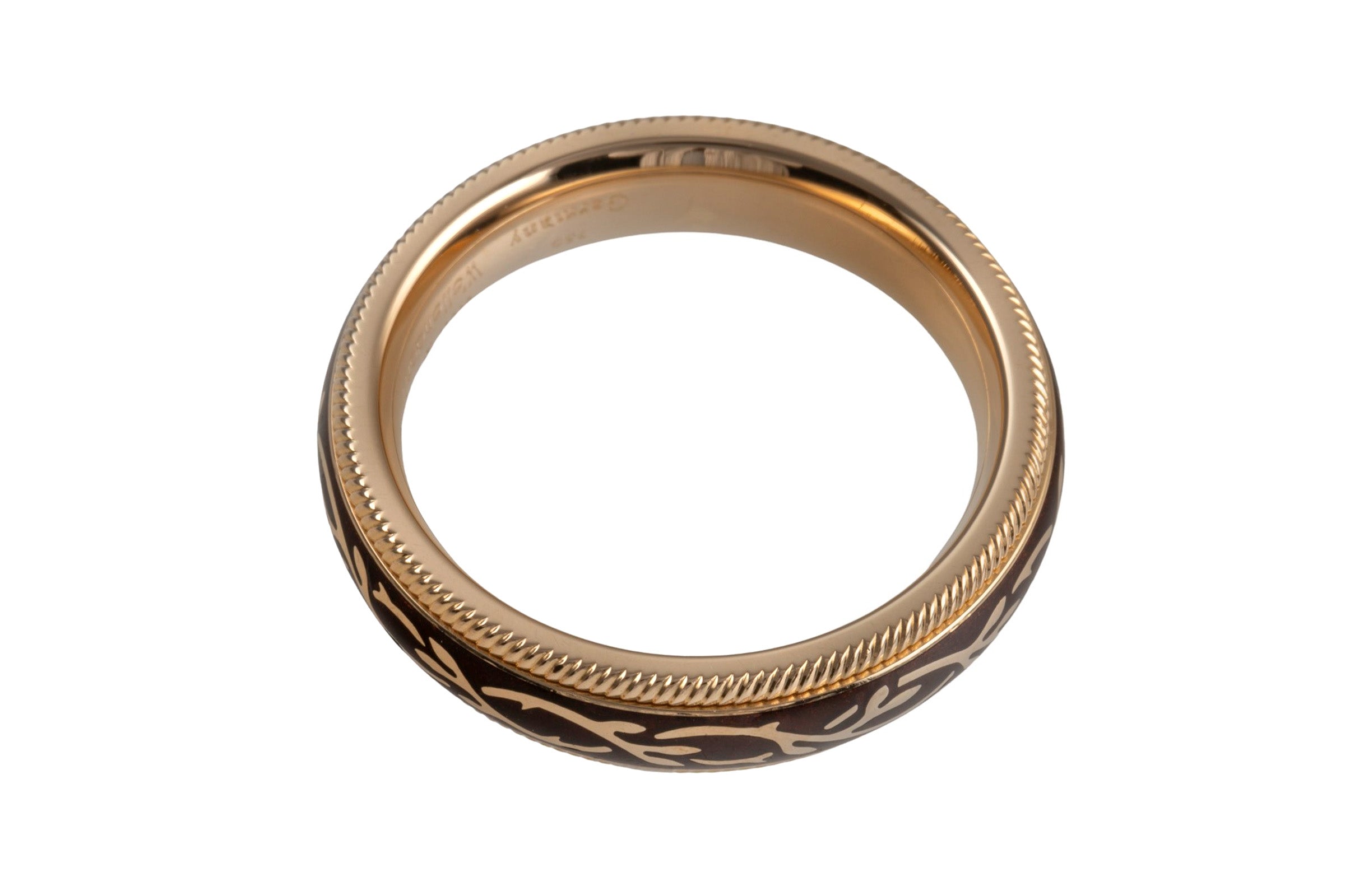 Wellendorff Ring Nougat Fantasie Drehring 18k (0,750) Gold Gr. 54 B&P [KL25998]