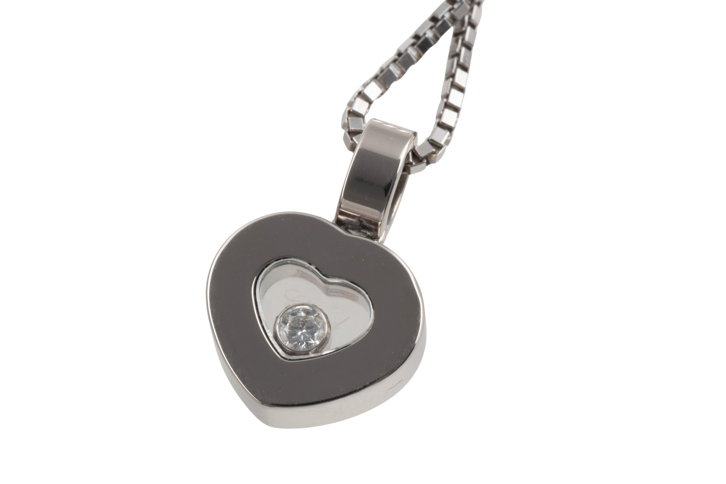 Chopard Happy Heaths Diamonds pendant 18k white gold 79/2897-20