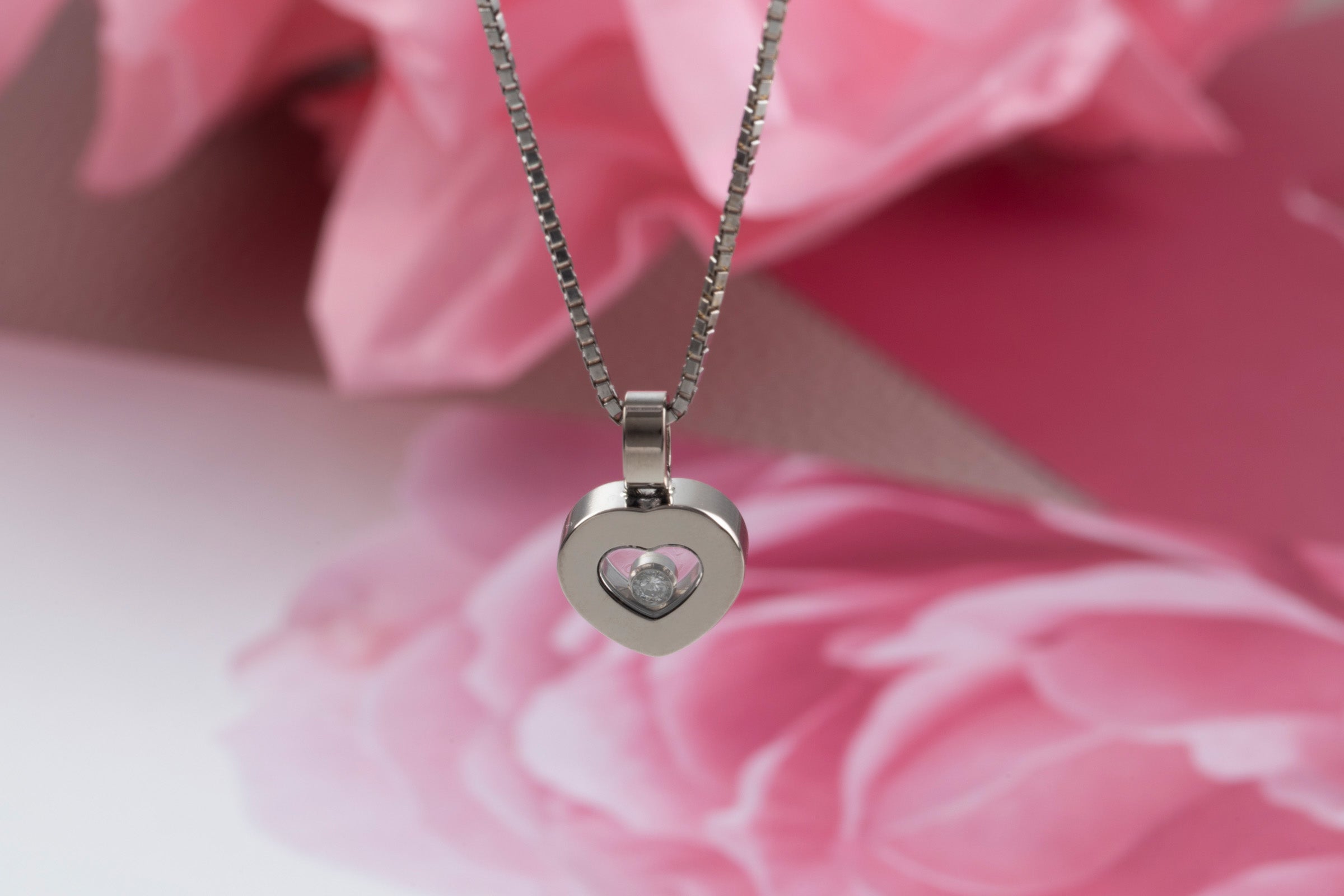 Chopard Happy Heaths diamants pendentif 18k or blanc 79/2897-20 prix de vente : 2080,- €[KL26001]