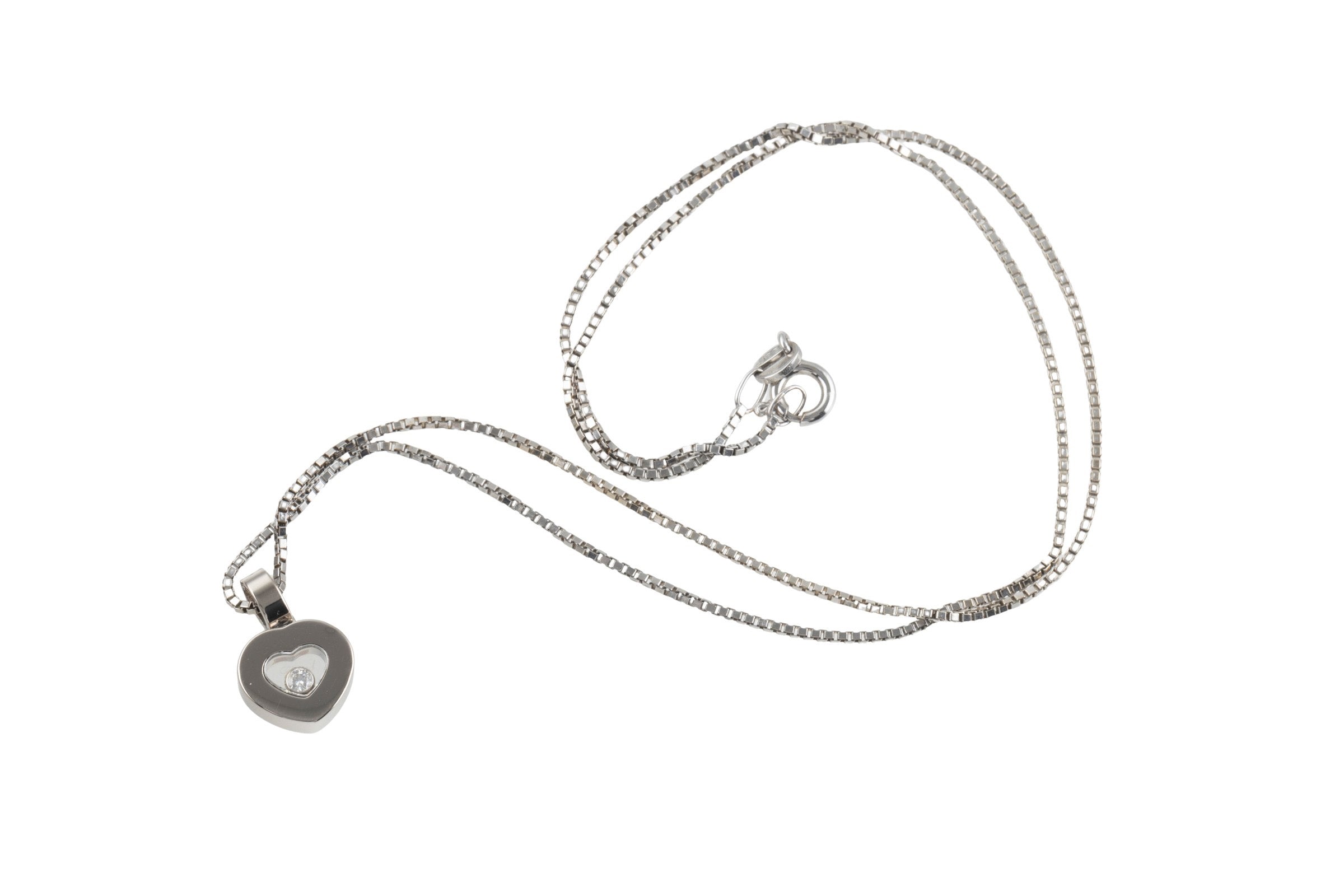 Chopard Happy Heaths diamants pendentif 18k or blanc 79/2897-20 prix de vente : 2080,- €[KL26001]