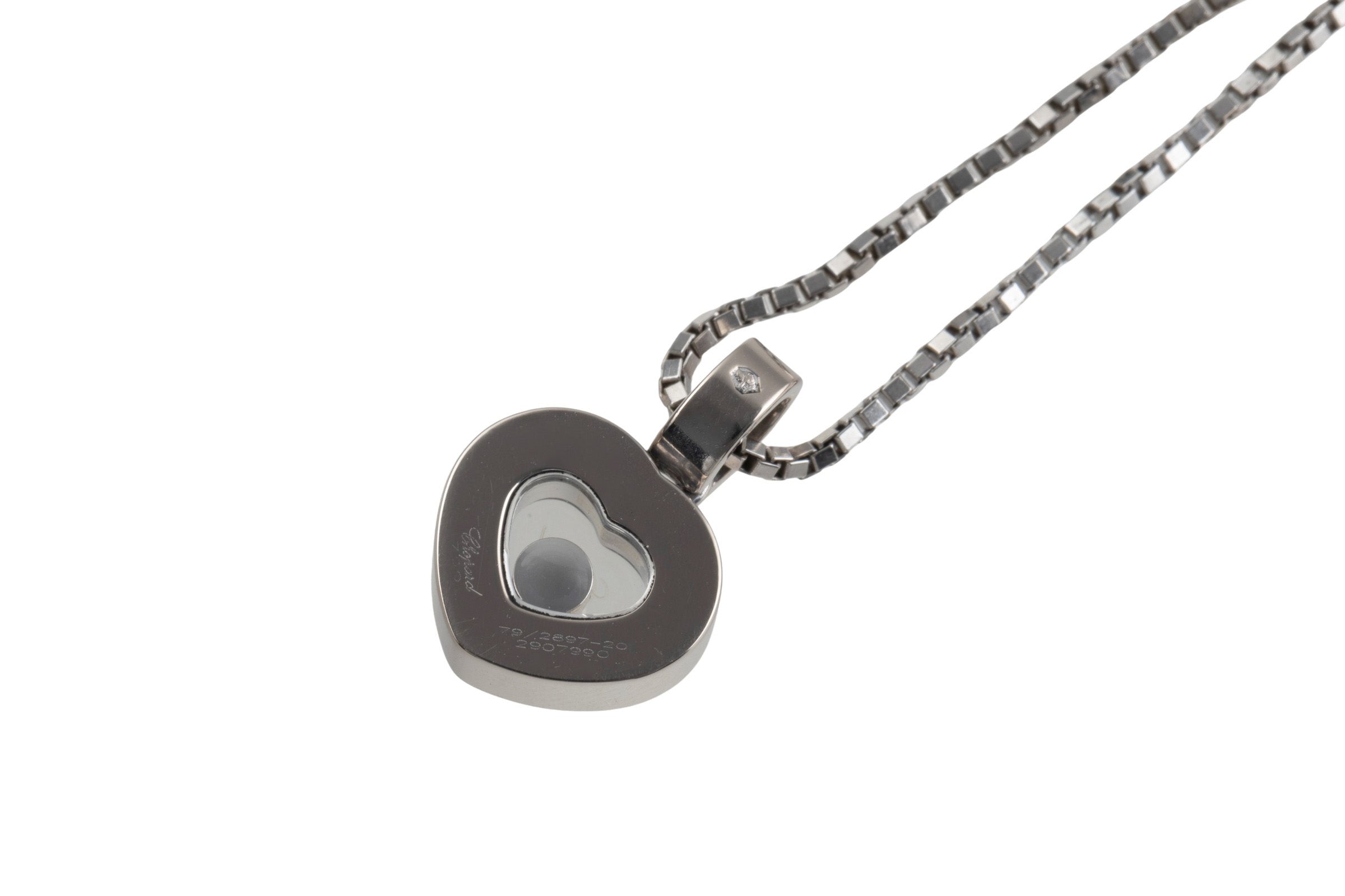Chopard Happy Heaths diamants pendentif 18k or blanc 79/2897-20 prix de vente : 2080,- €[KL26001]