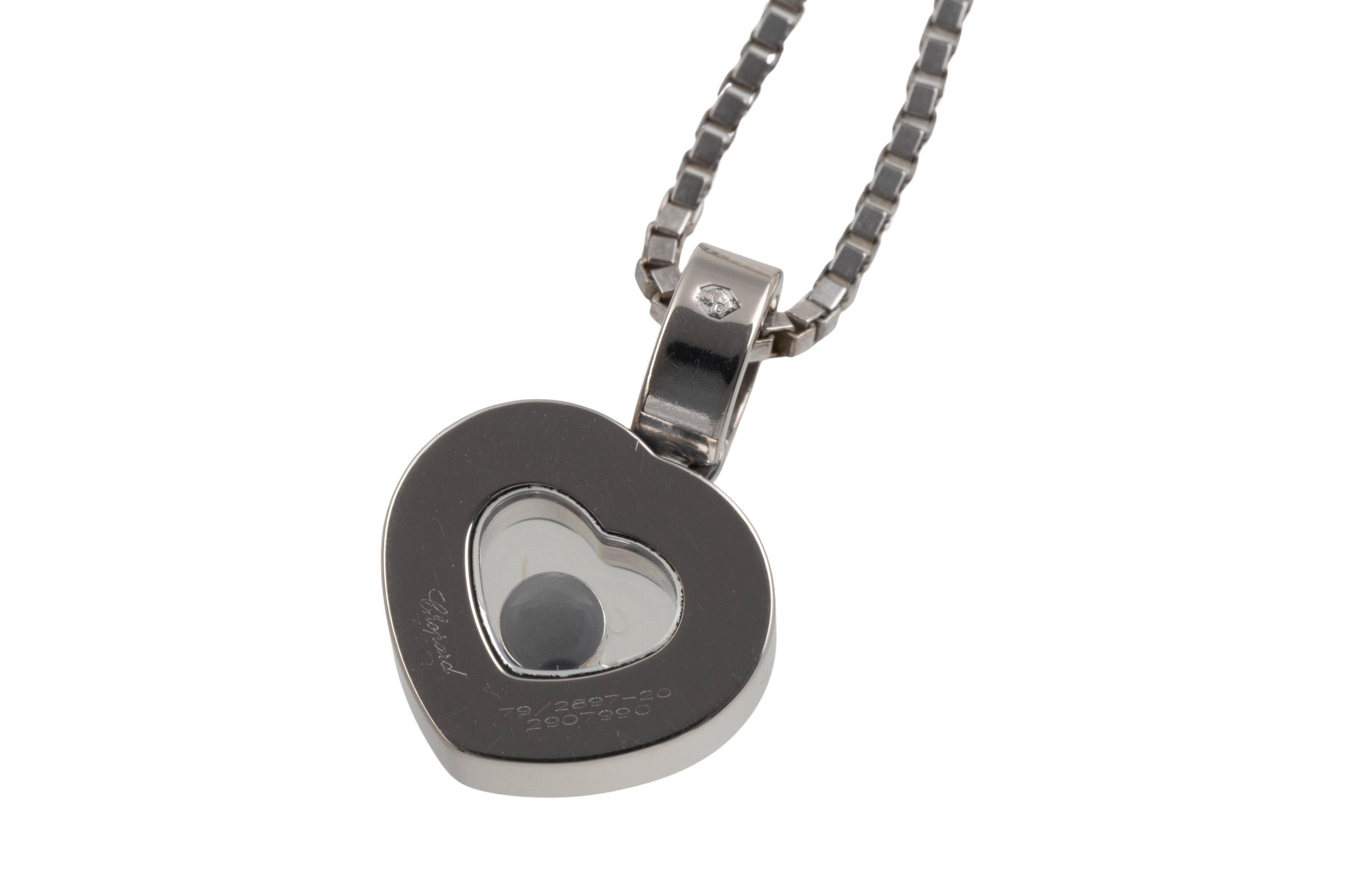 Chopard Happy Heaths diamants pendentif 18k or blanc 79/2897-20 prix de vente : 2080,- €[KL26001]