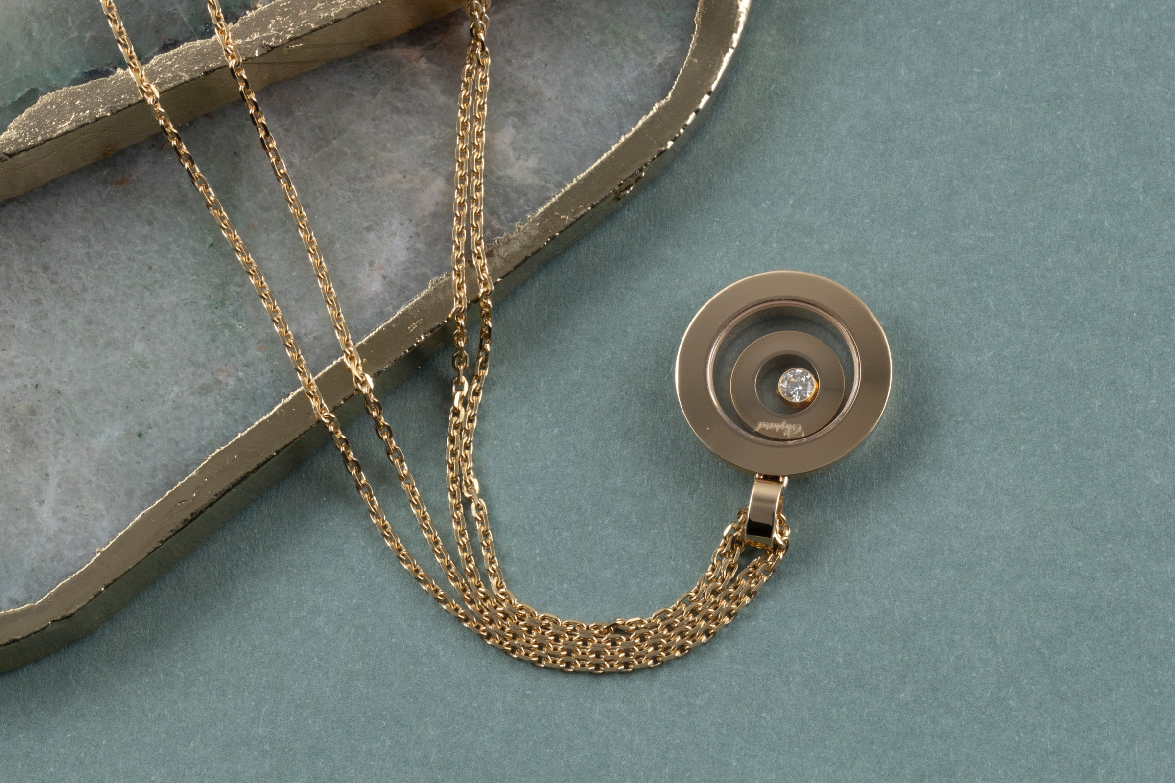 Chopard Happy Spirit collier pendentif or 18 carats diamant 79/5405-29 prix de vente conseillé : 4670,- €[KL26002]