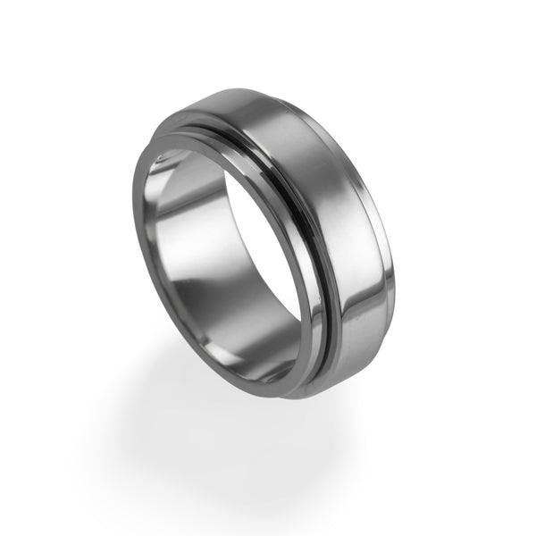 Piaget Possession Ring bague tournante 18k (0,750) or blanc or taille 52 prix de vente : 2270,- €[KL26003]