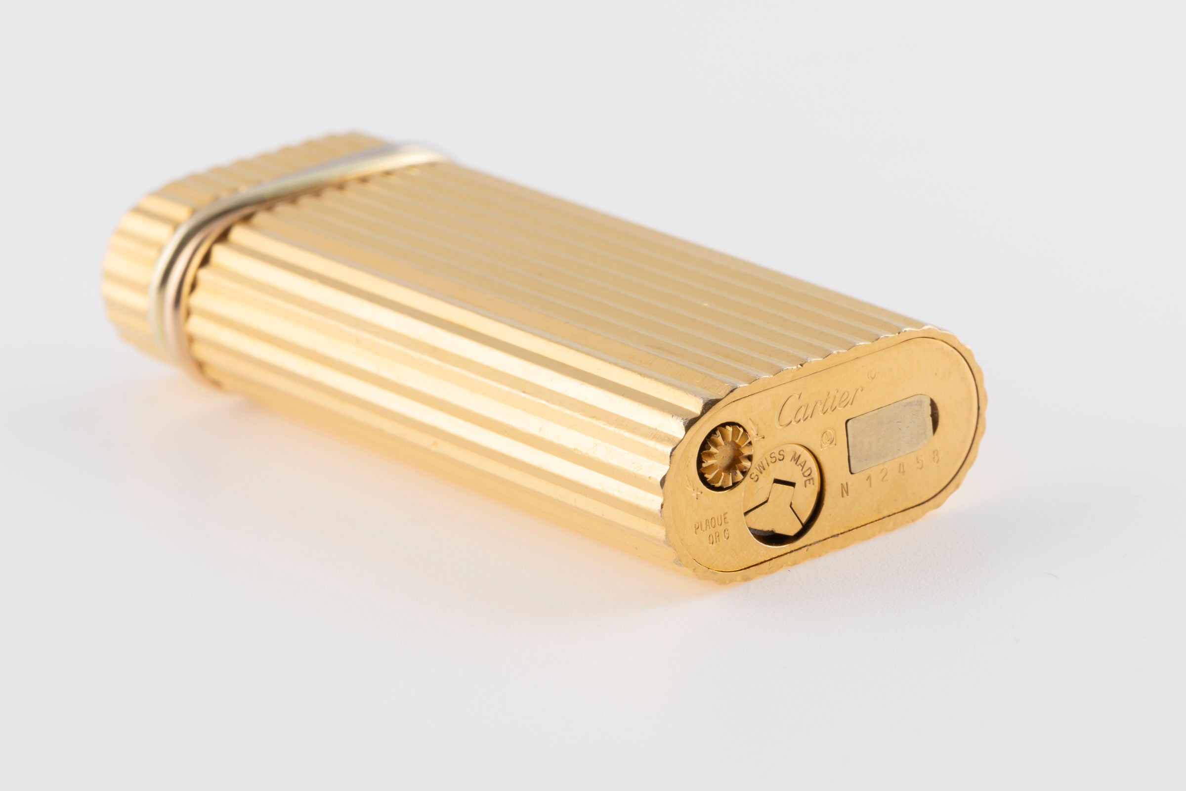 Cartier Mecheros Lighters Trinity Mechero chapado en oro chapado