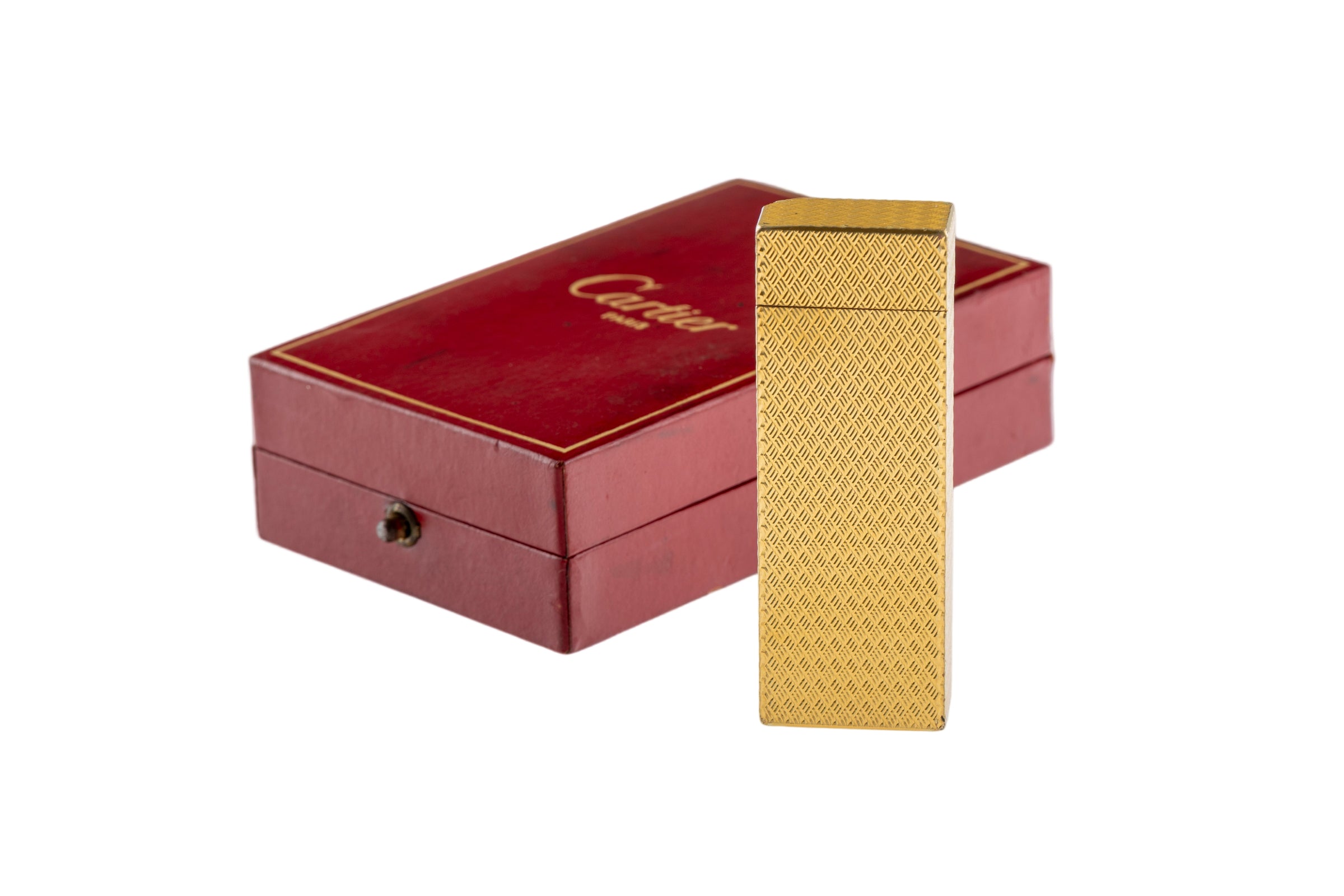 Cartier Briquets Lighters Lighter Gold Plated with Box Booklets