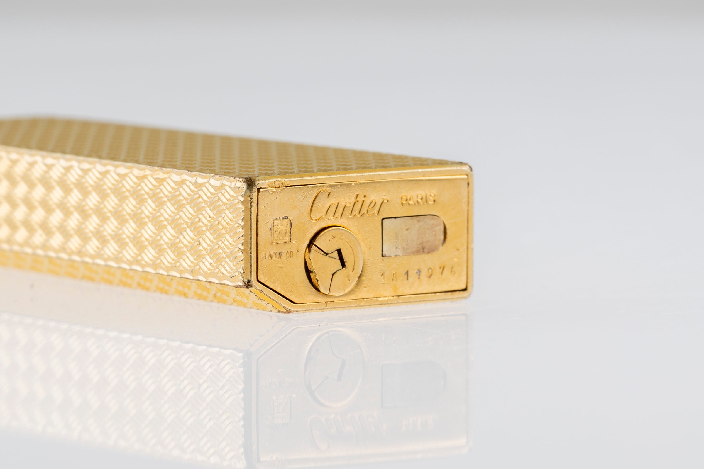 Cartier Briquets Lighters Lighter Gold Plated with Box Booklets