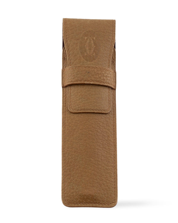 Cartier pen case leather case 1980s vintage case Cartier Paris[KL26013]