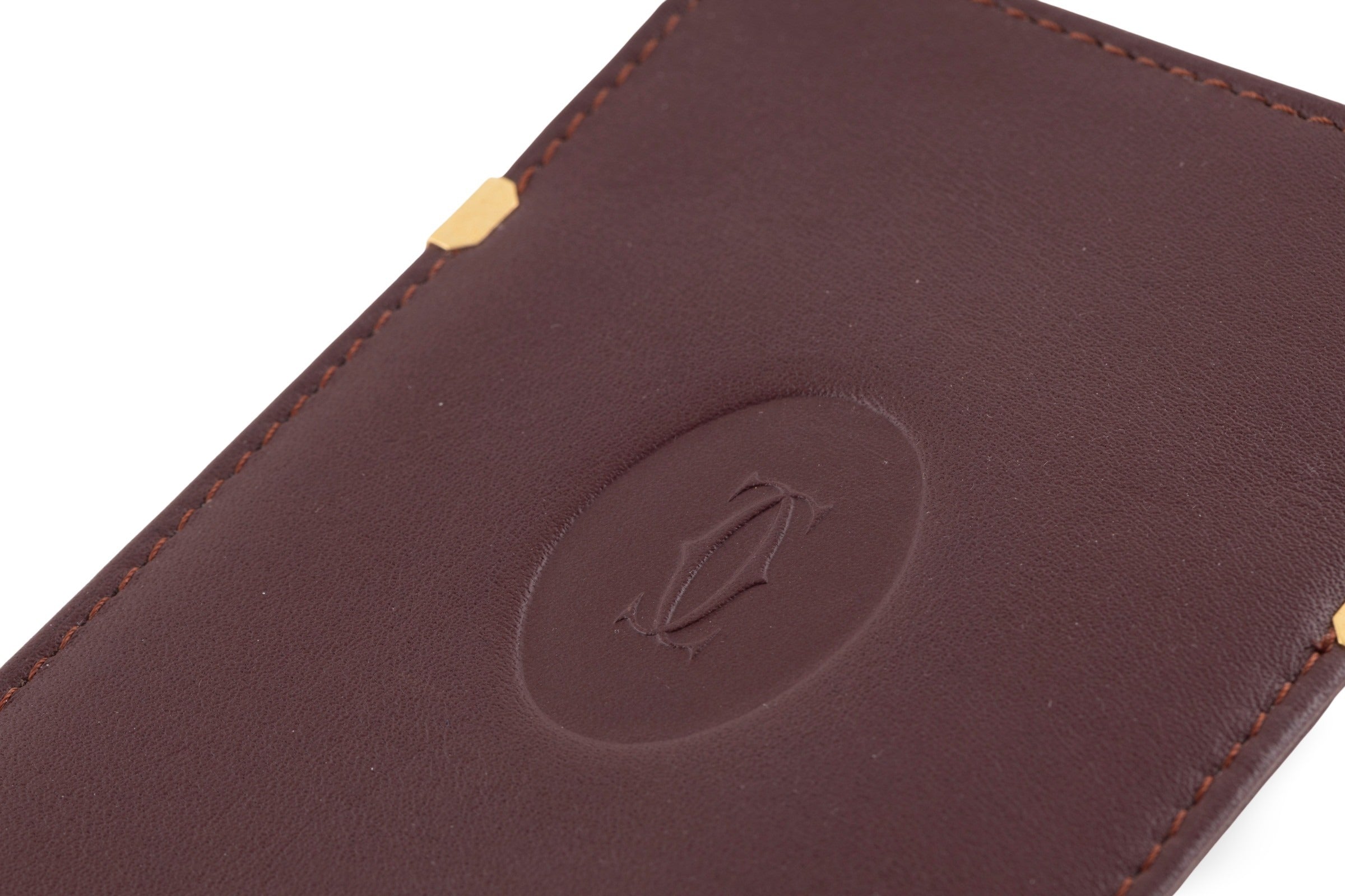 Cartier eyeglass case leather case 1980s vintage case Cartier