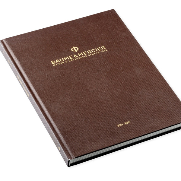 Baume & Mercier watch catalog Catalog 2014 – 2015 with price list in Euro German[KL26429]