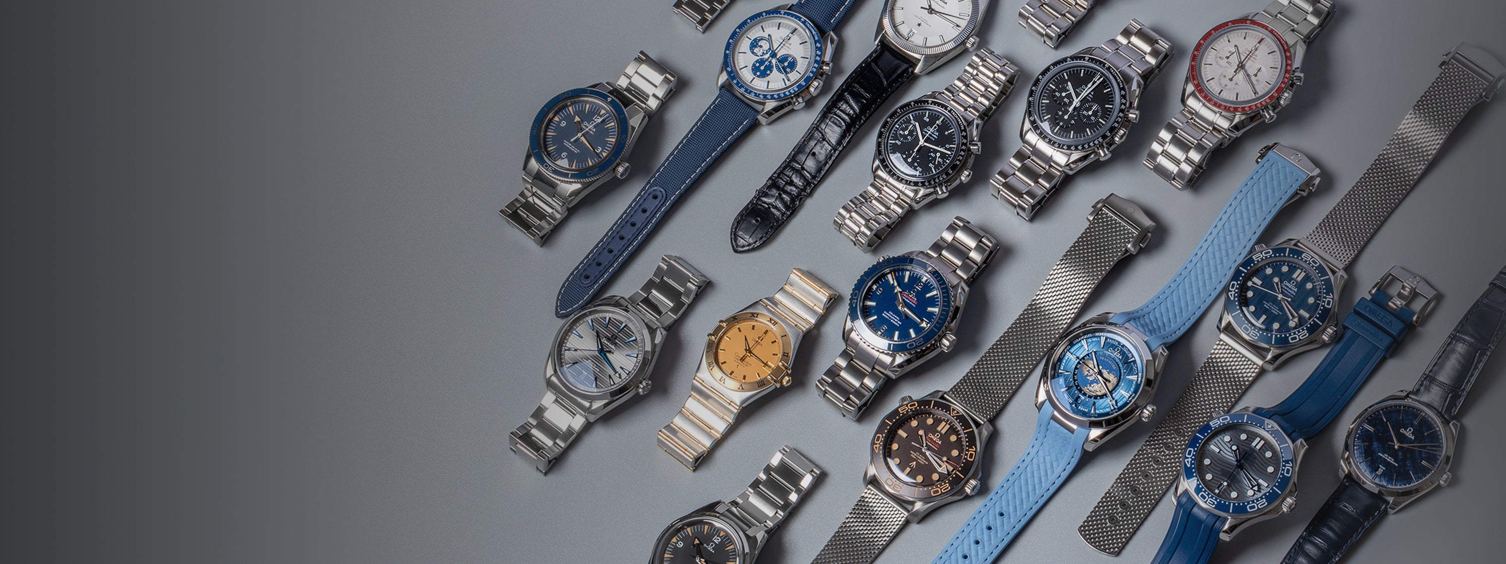 Omega Uhren Sammler Kollektion beliebte Modelle Speedmaster Seamaster